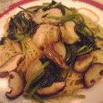 ハシヤ - 牡蠣とほうれん草のスパゲッティ