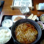 蕎麦のそわか - かけそばのセットメニュー