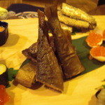 丸太町十二段家 - 超特大サイズの子持ち鮎の有馬煮。