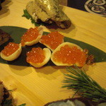 丸太町十二段家 - いくら醤油漬。