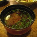 丸太町十二段家 - 赤だし。