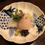 鳥田中 - 202003  併せ盛り（淡路産真鯛と鴨川産スミイカ）