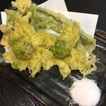 Ikina Sushidokoro Abe - 山菜天ぷら盛り合わせ［季節限定］