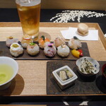 手鞠鮨と日本茶 宗田 - 手鞠寿司