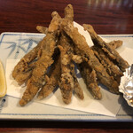 季節料理みながわ - どじょうの唐揚げ