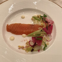 ホテル日航福岡 - サーモンのミモザサラダ