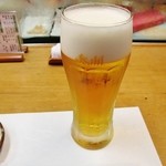 Sushi Kappou Tomoe - 生ビール