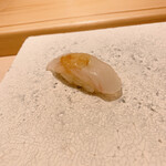 鮨 なんば - 平目 36℃/20℃