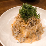 創作麺工房 鳴龍 - しらす冷やっこ　300円