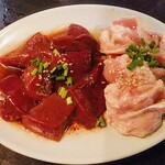神保町食肉センター - レバー+麹鶏