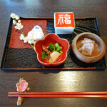 Sousaku Washoku Den - 梅花ランチの前菜