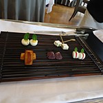 メゾン・ド・タカ芦屋 - ワゴンで運んでくださった茶菓子