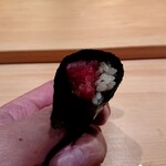 鮨 さかい - 中落ち手巻き