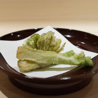 新ばし 星野 - たらの芽と蕗の薹