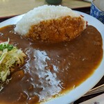 そば処 末ひろ - 大盛激辛カレー