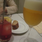 ジラソーレ - ビール、カシスソーダ２０１２，４