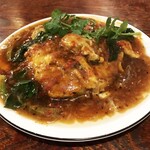 大衆中遊華食堂 八戒 - 牡蠣の玉子焼き