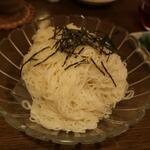 酒菜坊 橋蔵 - 冷そうめん　ズームアップ