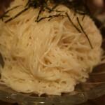 酒菜坊 橋蔵 - 冷そうめん　ズームアップ