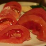 酒菜坊 橋蔵 - 冷やしトマト　ズームアップ