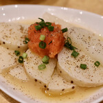 波へい - 長芋のオデン 〜明太ソース〜