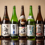 新潟名物布のり蕎麦とおいしい酒菜 きなせや. - 日本酒集合1