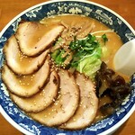 中華そば とみ屋 - 味噌ラーメン(限定) チャーシュートッピング