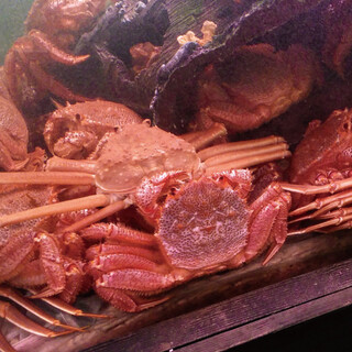 Crab zanmai! Kaiyotei also has a wide selection of crabs! Directly delivered from nearby seas