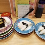 回転寿し トリトン - たこ頭×２皿。