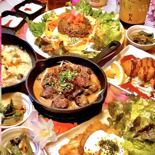 カジュアルコース 3500円 クーポンで2500円に プラス500円で飲み放題付き 個室肉バル よってけや 福岡天神店 天神 居酒屋 食べログ