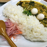 やっこ蛸 - この日はチキンカレー