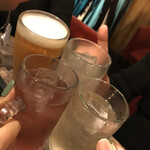 完全個室と創作和食 こころざし - カシスモヒートで乾杯‼️