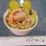 カラチの空 - ややドライなサラダ