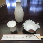 神田まつや - おきまりの「酒の設え」