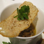 代官山ASO チェレステ - 濃厚ながらサラッとしたポルチーニのスープ。