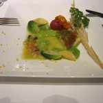 代官山ASO チェレステ - 写真を撮る前に手を付けてしまって・・・半分まで食べて気が付きました。