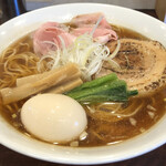 麺屋 七利屋 - 味玉中華そば（大盛）900円