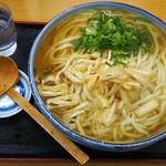 花岡製麺 - 20200304「かけうどん」360円の「特大(,玉)」200円‥計560円