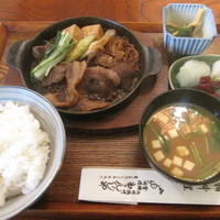 ももんじや - 猪小鍋定食A