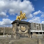 Watzke am Goldener Reiter Dresden - これがゴールデンライダー♪
