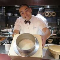 赤坂 渡なべ - 羽釜焚き御飯＆笑顔の大将