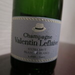 日本料理 晴山 - VALENTIN LEFLAIVE EXTRA BRUT BLANC DE BLANCS（持込）
