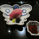 日本料理 晴山 - 氷見メジマグロ