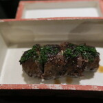 日本料理 晴山 - 佐賀牛　筍巻き