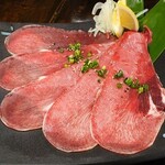 Grilled tongue shabu