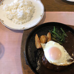 プチハウス - ハンバーグセット　1150円