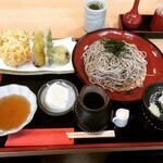 入四間 - 野菜天ざるそば(大盛)  ¥1,000+200-