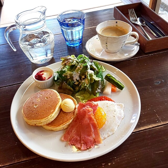 パンケーキ ラボ 和 Pancake Labo和 田井ノ瀬 カフェ 食べログ