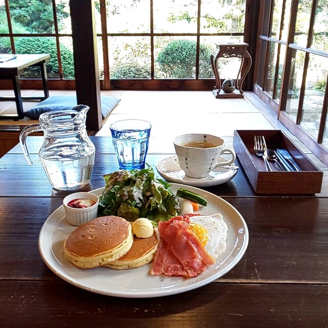 パンケーキ ラボ 和 Pancake Labo和 田井ノ瀬 カフェ 食べログ