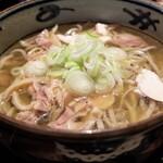 Yamagata Soba To Binchoutan Aburishuka Ebisu Tei - 冷たい肉（鶏）そば